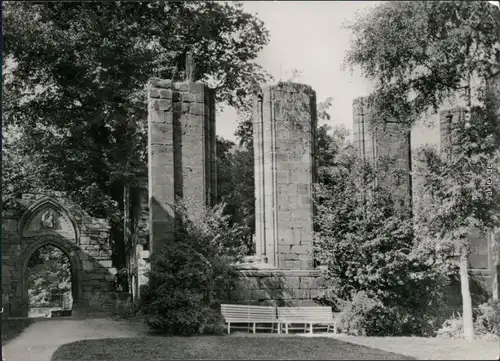 Ansichtskarte Stadtroda Klosterruine 1980