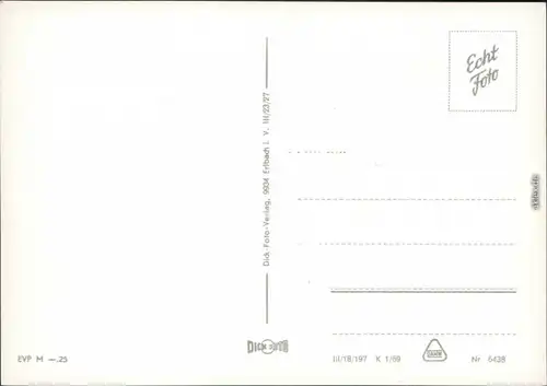 Sitzendorf Panorama-Ansicht, Hotel Linde, Hotel Bergterrasse, Rathaus 1969