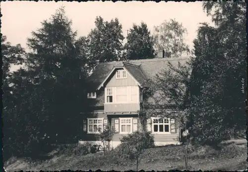 Ansichtskarte Burkersdorf-Saalfelder Höhe Café Bergfrieden 1968