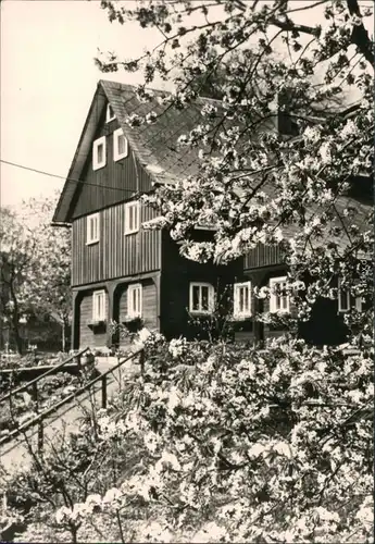 Schwerin Glückwunsch - Pfingsten - Fachwerkhaus im Frühling 1983