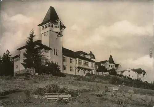 Ansichtskarte Finsterbergen-Friedrichroda Kurhaus 1967