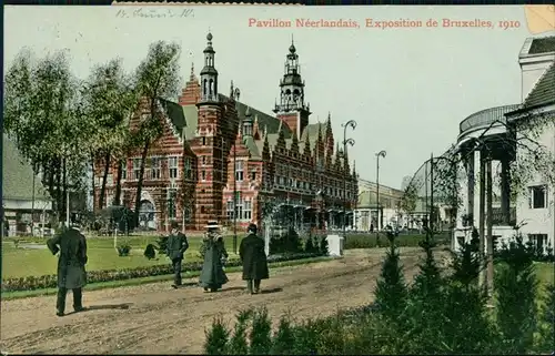 Brüssel Bruxelles Pavillon Neerlandais - Sondermarken Expo 1910 