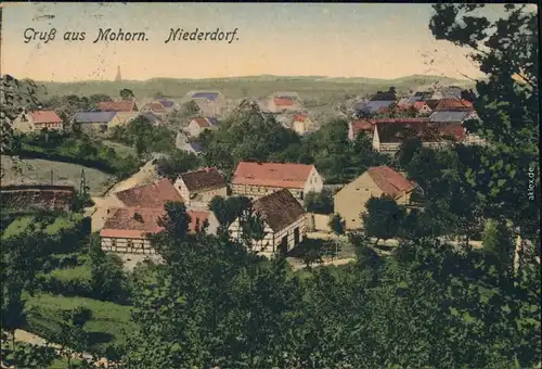 Ansichtskarte Mohorn-Wilsdruff Stadtpartie - Niederdorf 1926 