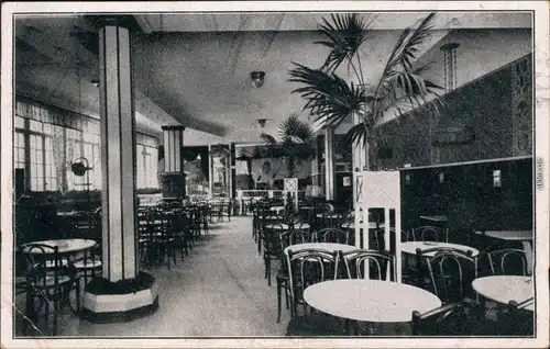 Ansichtskarte Würzburg Innenansicht - Central-Cafe 1920 