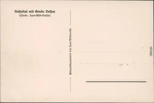 Ansichtskarte Klarenthal-Saarbrücken Grube Velsen 1935 