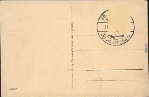 Ansichtskarte Aue (Erzgebirge) Stadt - Heraldik Ansichtskarte 1926 