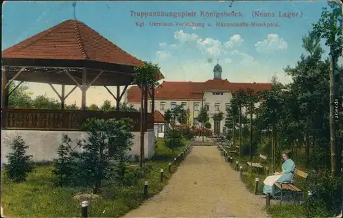 Königsbrück Kinspork Truppenübungsplatz Verwaltung Mannschafts Musikpark 1915