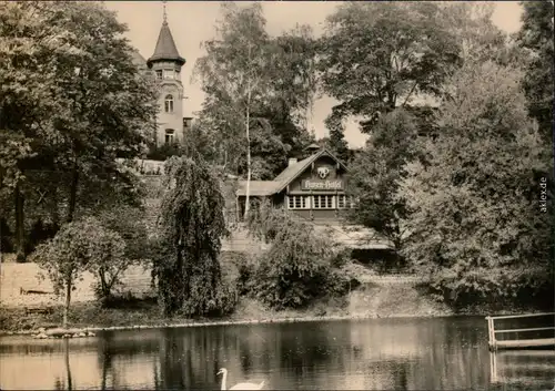 Ansichtskarte Aue (Erzgebirge) HO-Gaststätte Hutzen Haisel 1974 