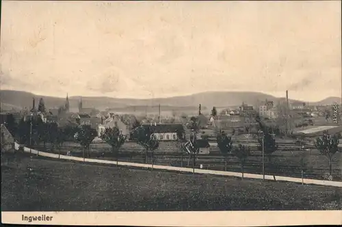 Ansichtskarte Ingweiler Ingwiller Partie an der Stadt B Saverne Elsaß  1915