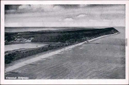 Ansichtskarte Kölpinsee (Usedom) Loddin Luftbild b Uznam 1940