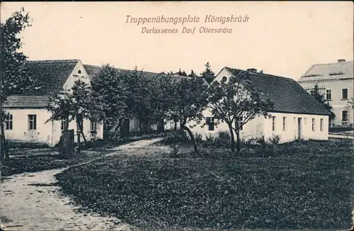 Otterschütz Königsbrück Kinspork Straßenpartie Oberlausitz b Kamenz 1916