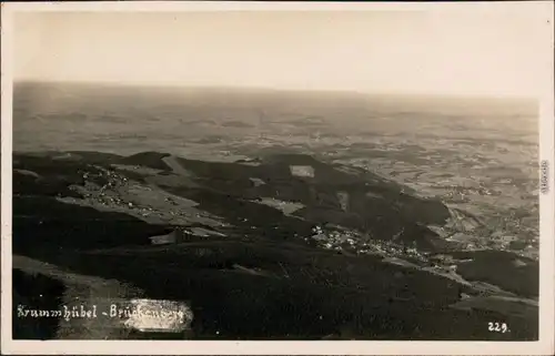 Ansichtskarte Krummhübel Karpacz Luftbild 1932 