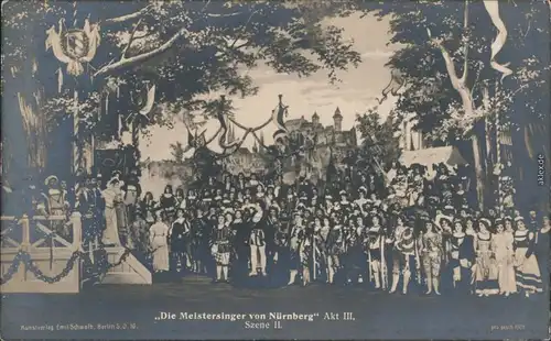 Ansichtskarte  Die Meistersinger von Nürnberg 1922 