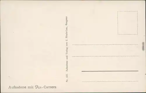 Ansichtskarte Lindau (Bodensee) Luftbild - Deutsches Ufer 1932 