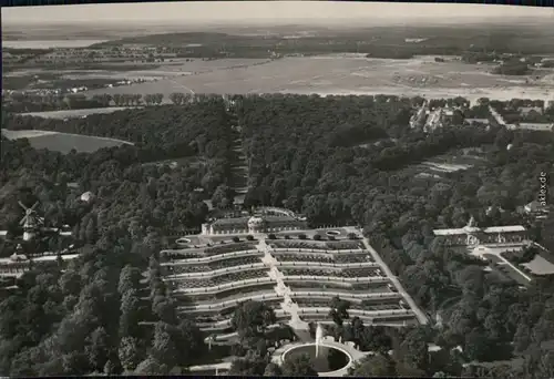 Ansichtskarte Potsdam Luftbild Sanssouci aus 150 m Höhe 1937 
