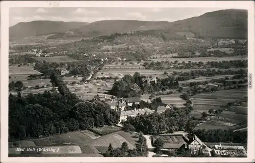 Ansichtskarte Bad Boll Luftbild b Göppingen 1955