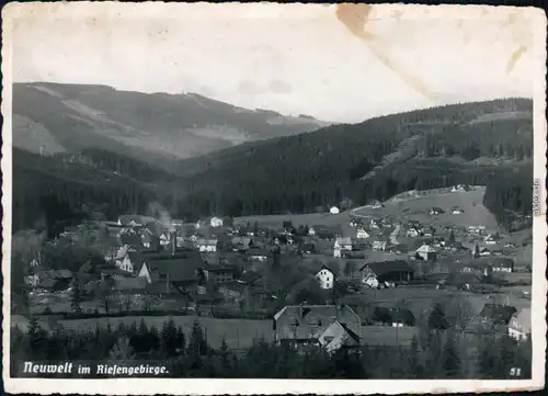 Ansichtskarte Neuwelt-Harrachsdorf Nový Svět Harrachov  1935