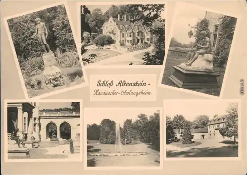 Ansichtskarte Bad Liebenstein Handwerker Erholungsheim 1960