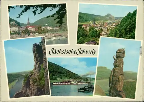 Bad Schandau Elbdampfer - Lilienstein Königstein - Elbdampfer, Barbarine 1962