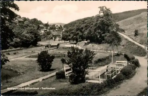 Ansichtskarte Stützerbach Kneipp-Bad - Tretbecken 1961