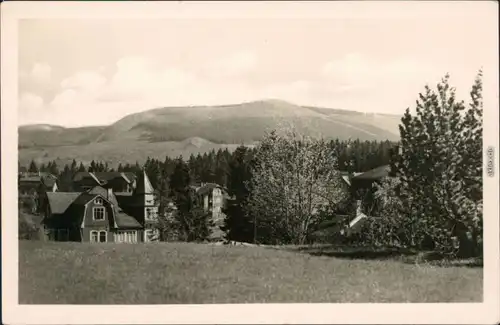 Ansichtskarte Oberhof (Thüringen) Blick zum Schneekopf 1953