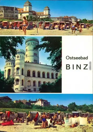 Ansichtskarte Binz (Rügen) Panorama-Ansichten 1975