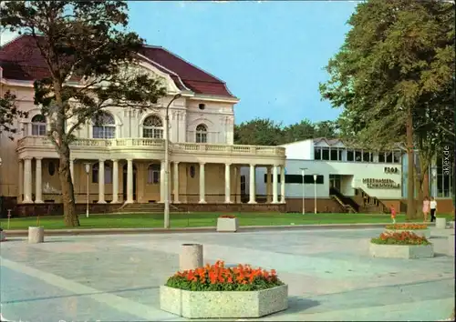 Ansichtskarte Kühlungsborn Mehrwasserschwimmhalle des FDGB 1977