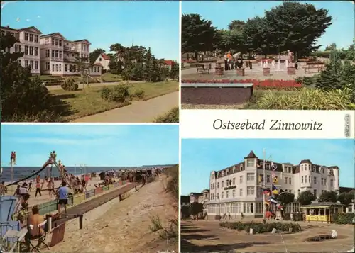 Zinnowitz Promenade der Völkerfreundschaft, Minisportanlage, Kegelbahn g1981