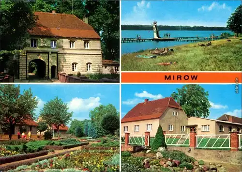 Mirow Torhaus  Freibad am Mirower See, Fritz-Reuter-Straße, Rat der Stadt 1979