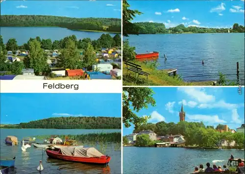 Feldberg Campingplatz Hüttenberg am Breiten Luzir, Haussee  1979