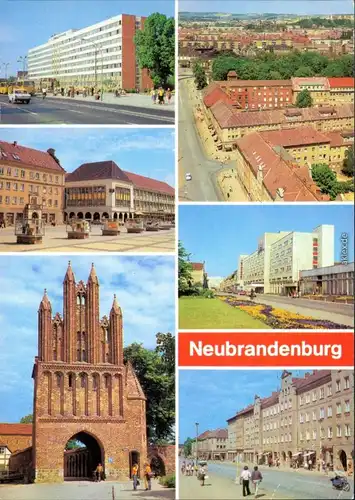 Neubrandenburg Rat des Bezirkes, CENTRUM-Warenhaus, Thälmann-Straße 1980