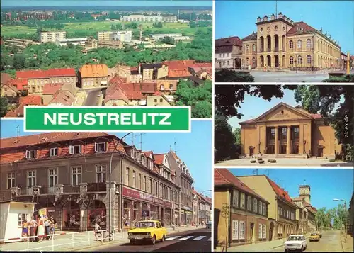 Neustrelitz Wilhelm-Pieck-Straß Friedrich-Wolf-Theater, Gutenbergstraße 1981