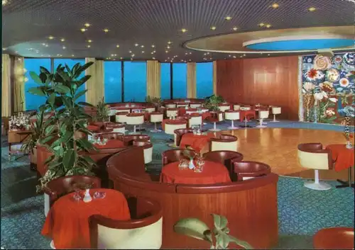 Ansichtskarte Warnemünde-Rostock Hotel Neptun - Sky-Bar 1982