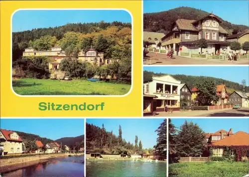 Sitzendorf Hotel Bergterrasse, Erholungsheim, Hauptstraße, Schwarza, Bad 1981