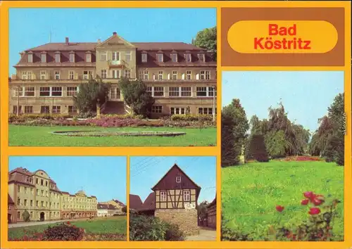 Bad Köstritz Sanatorium  HO-Gaststätte Frosch, Schloßpark 1982