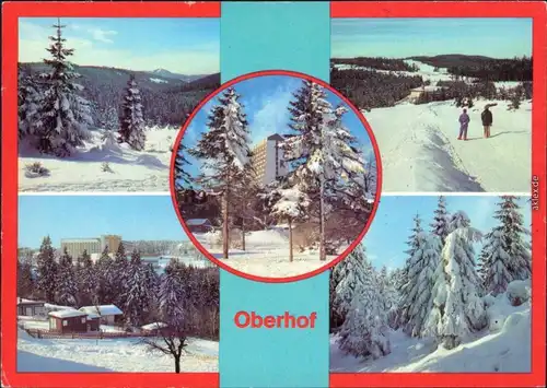 Ansichtskarte Oberhof (Thüringen) Ansichten im Winter 1982