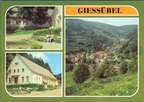Ansichtskarte Gießübel-Schleusegrund Waldbaude, Kulturhaus, Teilansicht 1981