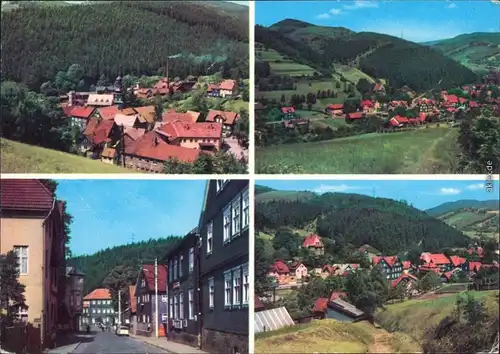 Ansichtskarte Schönbrunn-Schleusegrund Panorama-Ansicht 1980