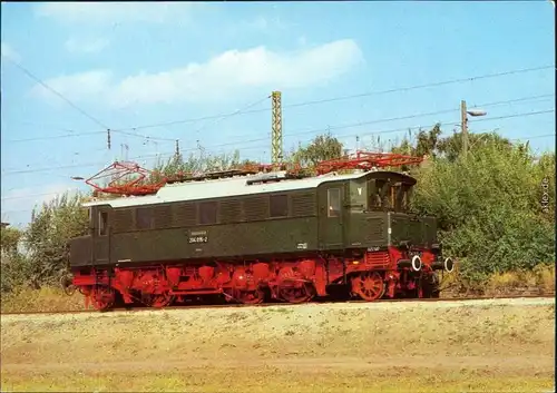 Dresden Verkehrsmuseum Johanneum Elektr Schnellzuglokomotive  Baureihe 204 1984