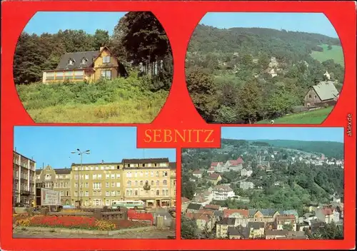 Sebnitz Gaststätte "Finkenbaude", OT Hertigswalde, August-Bebel-Platz 1981