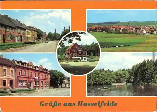Hasselfelde Breite Straße, FDGB-Erholungsheim "Tannenwald", "Zur Krone" g1985