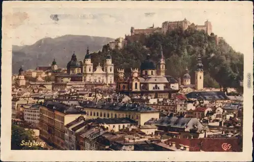 Ansichtskarte Salzburg Blick auf die Stadt 1931 