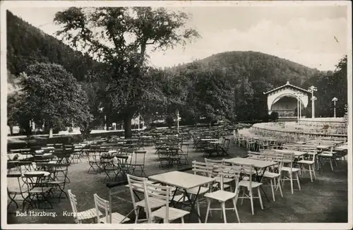 Ansichtskarte Bad Harzburg Kurpark - Restaurant u. Pavillon 1933 