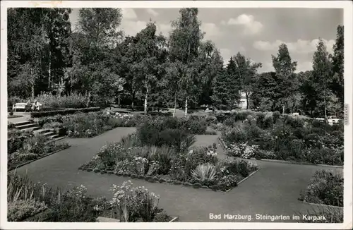 Ansichtskarte Ansichtskarte Bad Harzburg Steingarten im Kurpark 1934