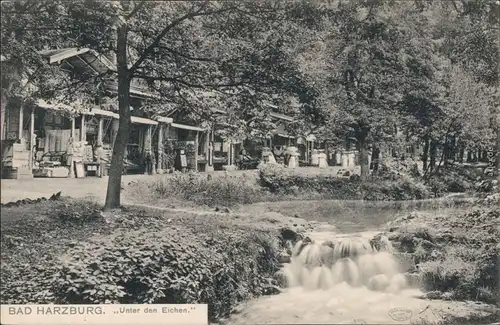 Ansichtskarte Bad Harzburg Restaurant unter den Eichen 1907 