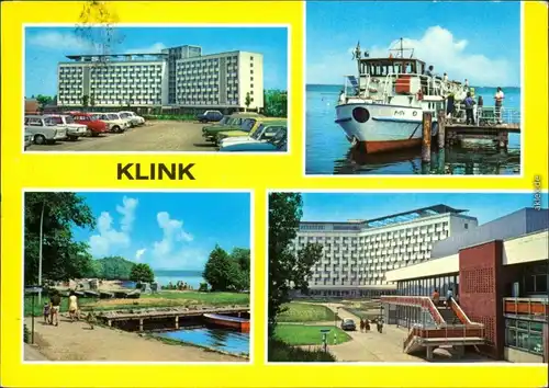 Klink (Müritz) Ferienobjekt, Erholungsheim Herbert Warnke Müritzhafen g1983