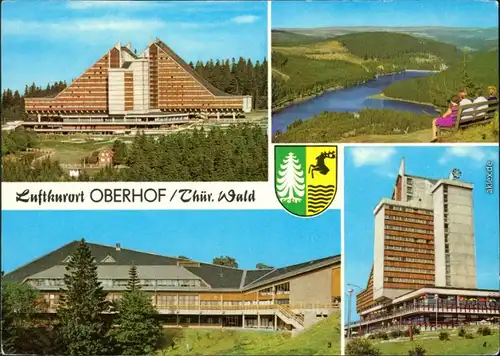 Oberhof (Thüringen) Interhotel Panorama, Lütscheltalsperre,   1980