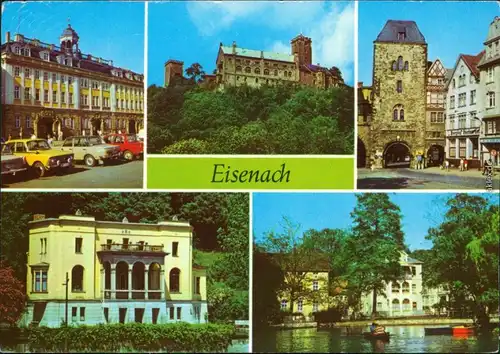 Eisenach Stadtschloß,   am Platz der Deutsch-Sowjetischen Freundschaft,  1982