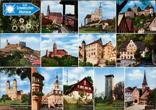 Schönenberg-Ellwangen (Jagst) Nördlingen - Kirche, Kloster   1980