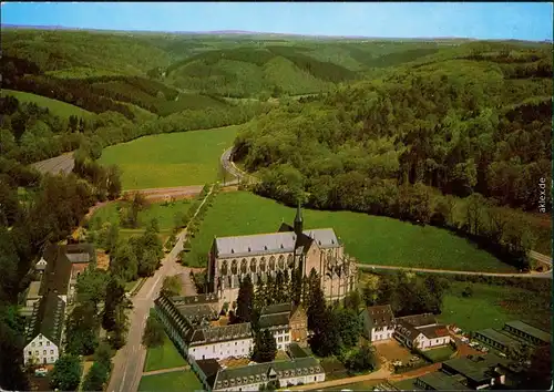 Ansichtskarte Altenberg-Odenthal Luftbild vom Dom 1977